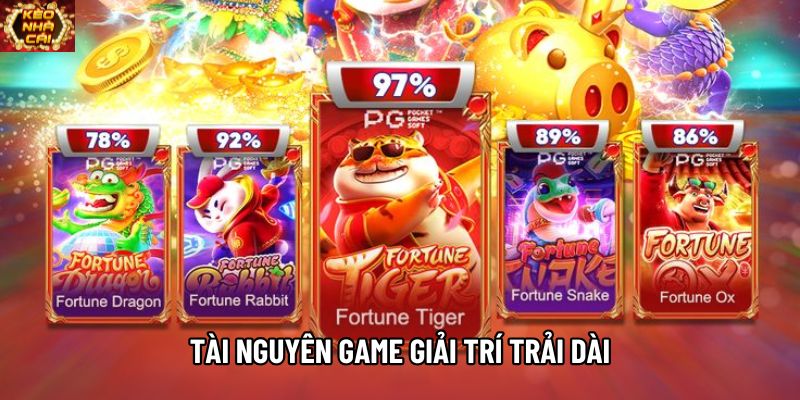 Tài nguyên game giải trí trải dài Tài nguyên game giải trí trải dài